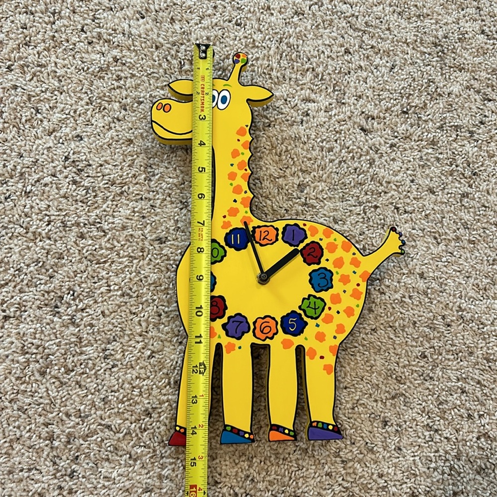 Giraffe clock - Picture 5 of 6